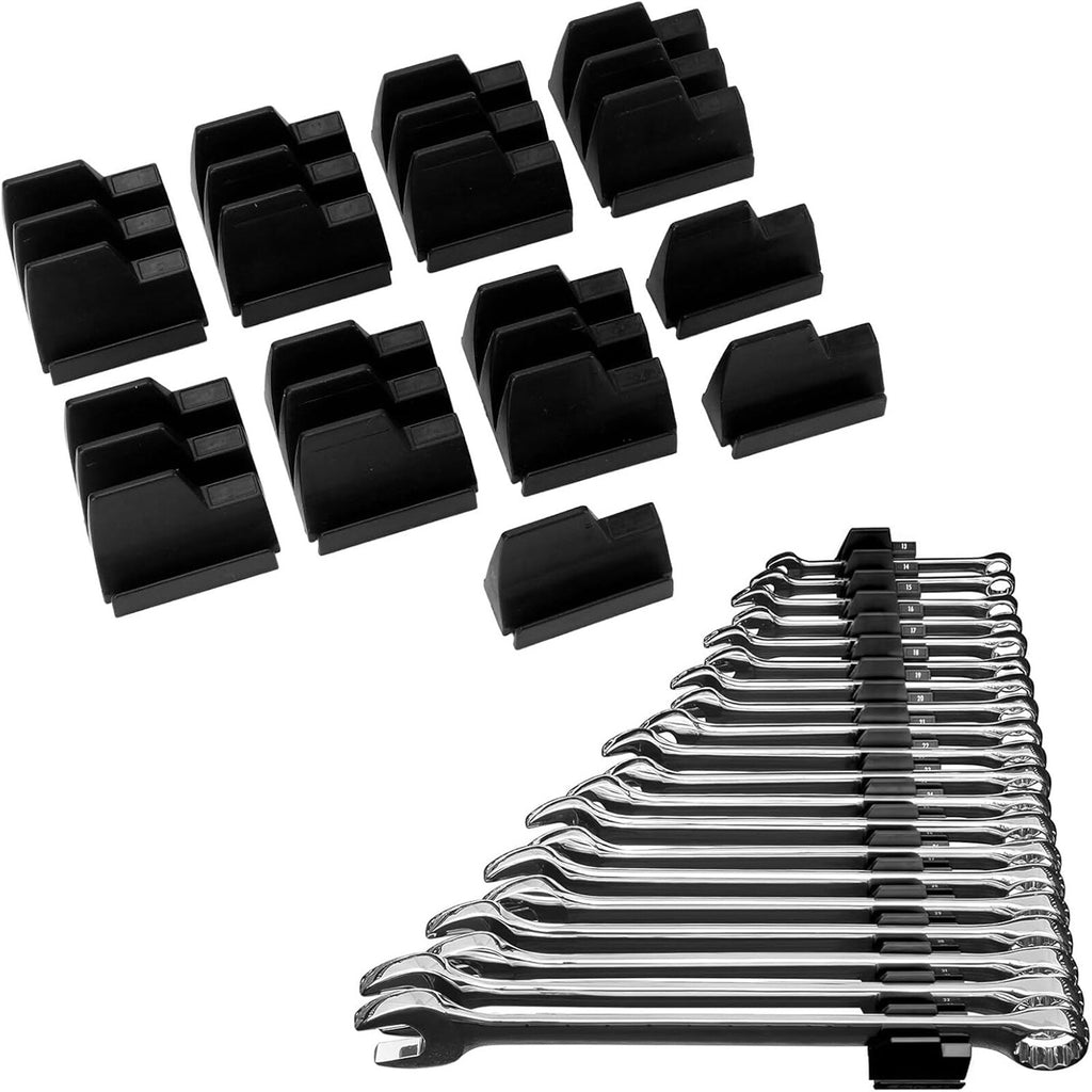 23 Slot Wrench Storage Rack Spanner Organizer Tool Holder Garage Tool Rack