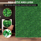 4PCS Artificial Plant Wall Panels 60x40cm - Fake Grass Hedge Vertical Garden Ivy Mat