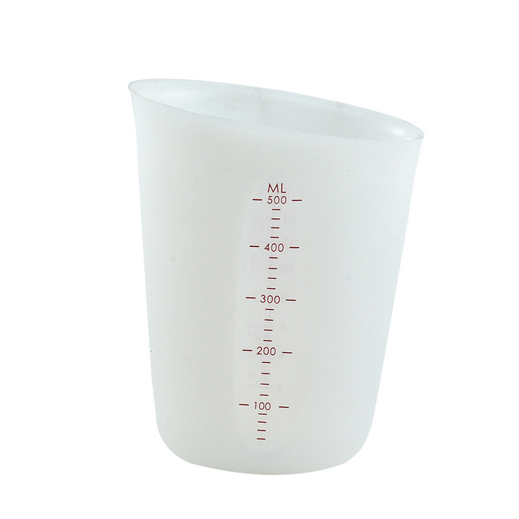 2PCS Silicone Measuring Cup Set 250ml or 500ml - Reusable Resin Glue DIY Mixing Cups