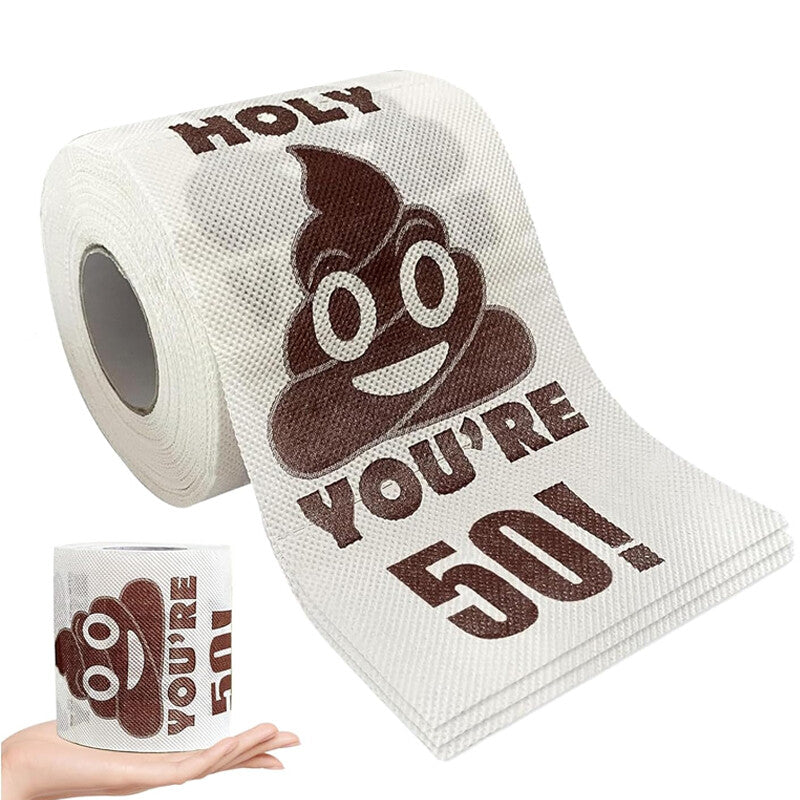 Prank Funny Toilet Paper Roll Birthday Decoration Birthday Gifts Women Men Gift