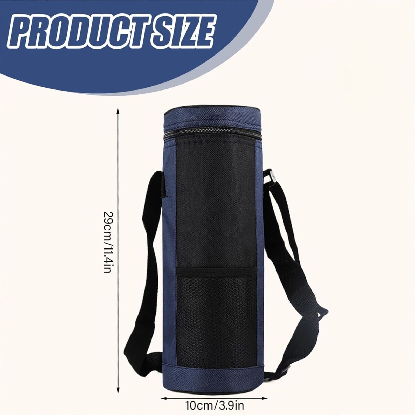 2pcs Insulated Wine Bottle Tote Bags | Portable Wine Cooler Carrier with Handle & Strap