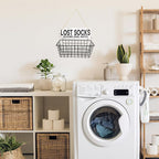 Lost Socks Laundry Basket Sign – Wall Mounted Laundry Room Sock Organizer