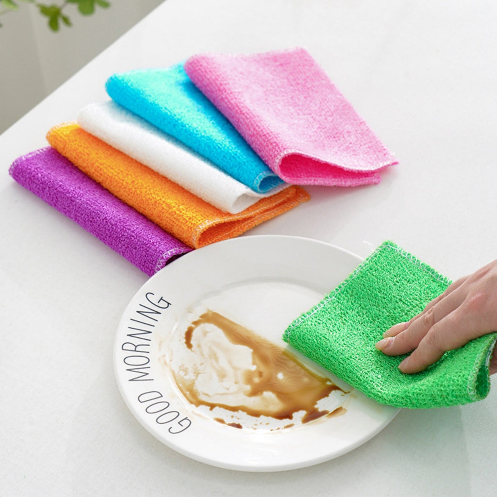 10/20pcs Microfiber Cleaning Cloth Kitchen Dish Towels Car Wash Drying Cloth