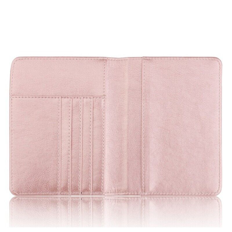 Slim RFID Blocking Passport Holder Wallet – Travel ID Card Organizer (AU Design)
