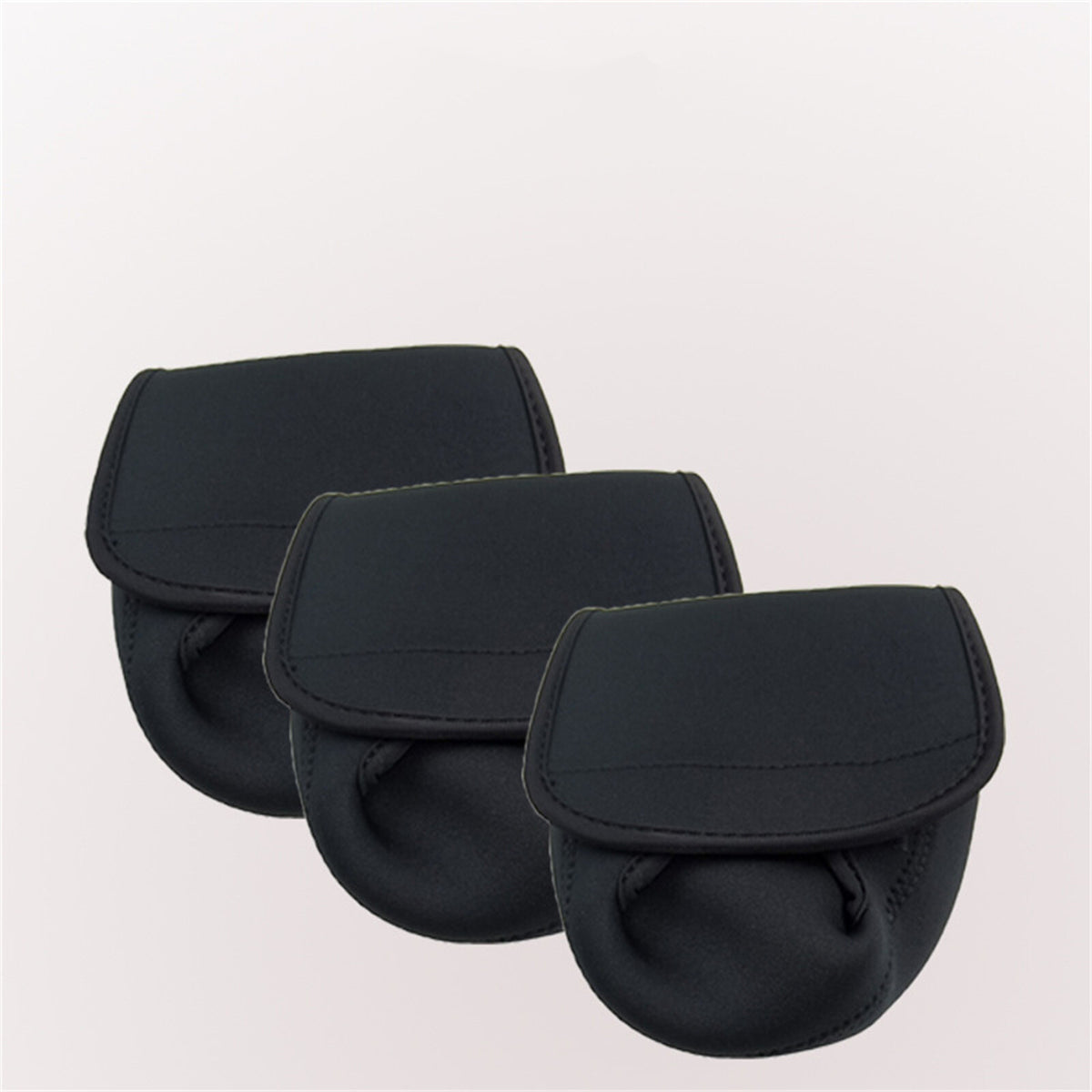 2PCS Fishing Reel Covers Neoprene Waterproof Protective Case Spinning Reel Pouch