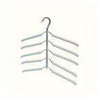 2PCS Multi-Layer Clothes Hanger Rack – Metal Space Saving Closet Organizer