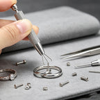 UP 4x Aluminum Alloy Piercing Grabber Tool Ball Bead Holder Claw Jewellery Tools