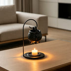 Ceramic Essential Cauldron Oil Burner with Stand Candle Aroma Diffuser Bedroom