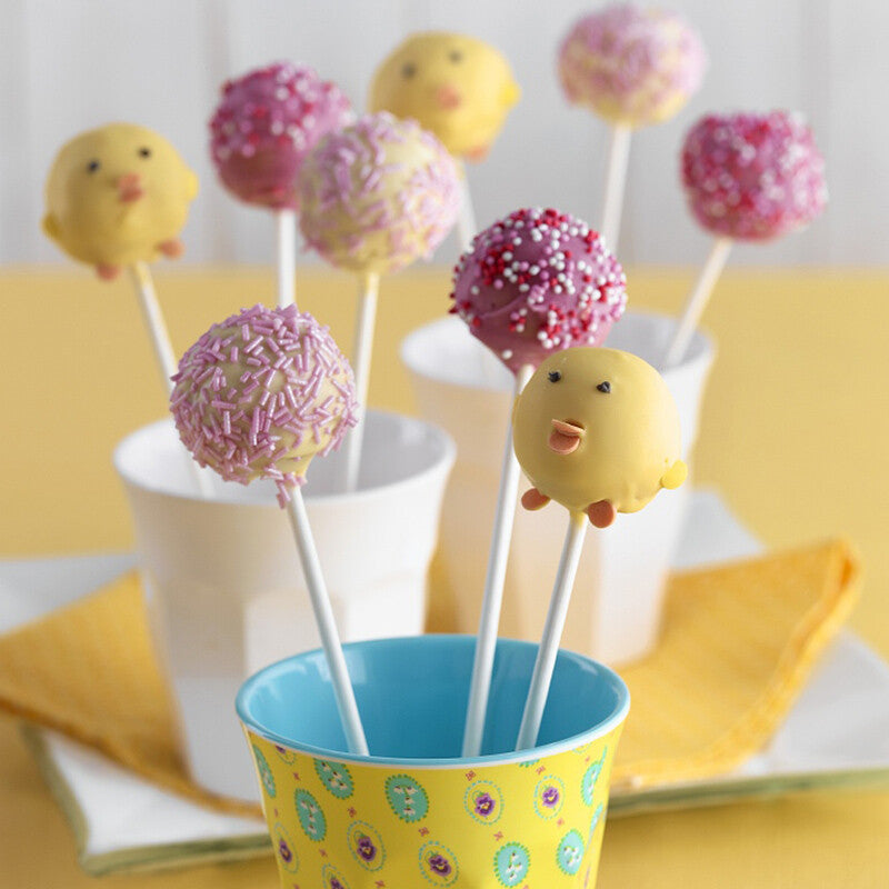 500pcs Lollipop Sticks White Paper Cake Pop Sticks Candy Making Party Supplies