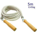 Double Dutch Jump Rope for Group Skipping and Fitness Training – Long Rope with Wooden Handles