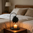 Ceramic Essential Cauldron Oil Burner with Stand Candle Aroma Diffuser Bedroom
