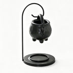 Ceramic Essential Cauldron Oil Burner with Stand Candle Aroma Diffuser Bedroom
