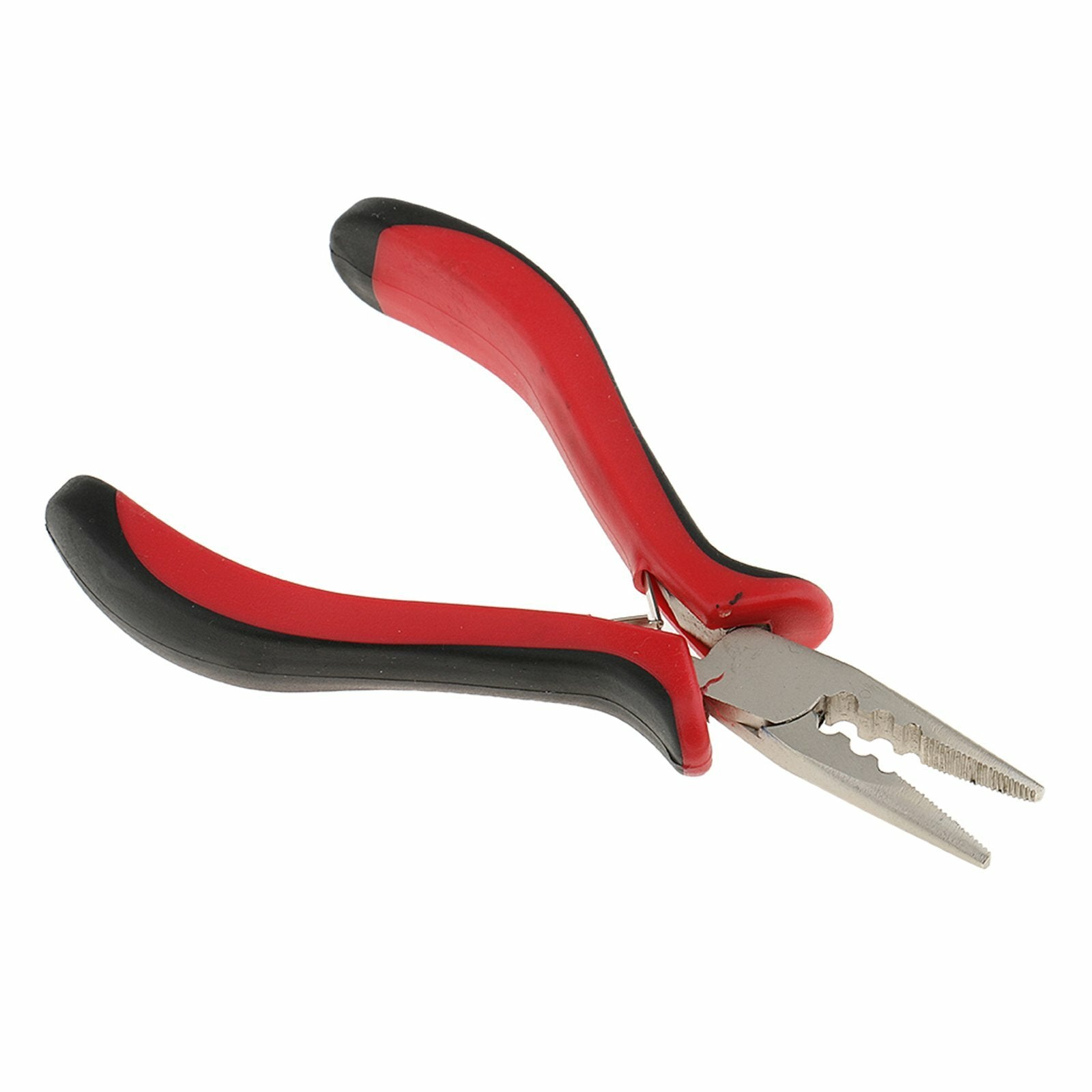 Hair Extension Tool Kit Pliers Threader Hook Silicone Beads Rings Set (500pcs)