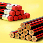 Wooden Writing Pencils And Foldable Straight Ruler Kit For School Daily‑use