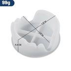 6PCS Flower Silicone Coaster Mold Set - Resin Casting Epoxy Coaster Moulds with Holder