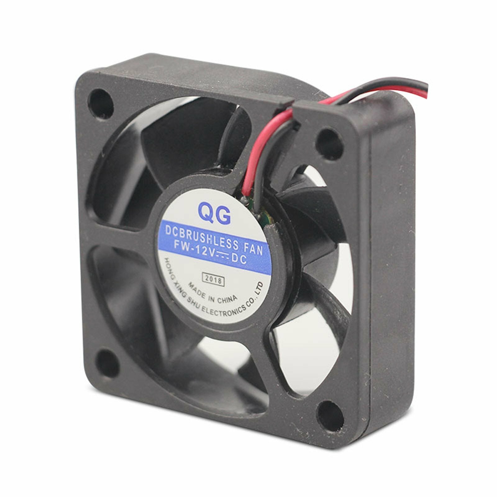 10 Pack 50mm 12V Brushless Cooling Fan – 2 Pin CPU Laptop and Computer Cooler Fan 50x10mm