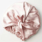 2pcs Adjustable Silk Sleep Caps for Women | Double Layer Knotted Satin Turban Bonnet