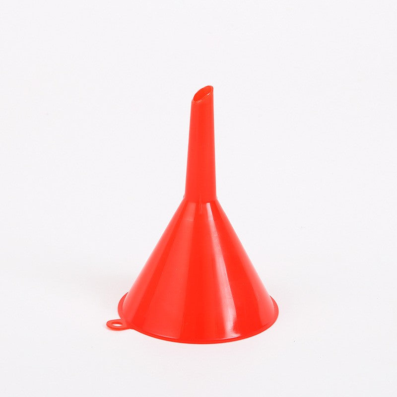8pcs Plastic Funnel Set Red | Multi Size Kitchen Funnel for Liquid Oil Water Transfer