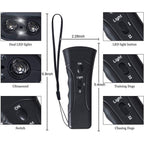 Ultrasonic Dog Bark Control Device Anti Bark Trainer Repeller Portable Training Tool