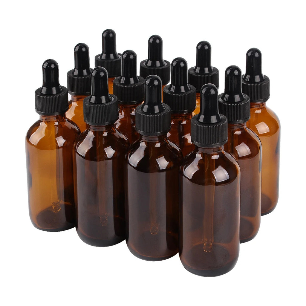 30ml Amber Glass Dropper Bottles | Essential Oil Pipette Reagent Eye Drop Bottle