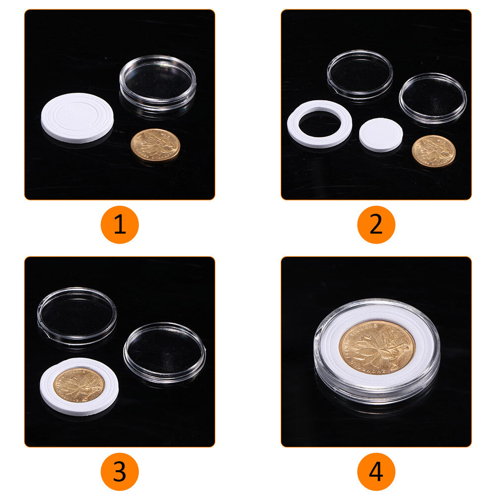 Using foam gaskets with a coin