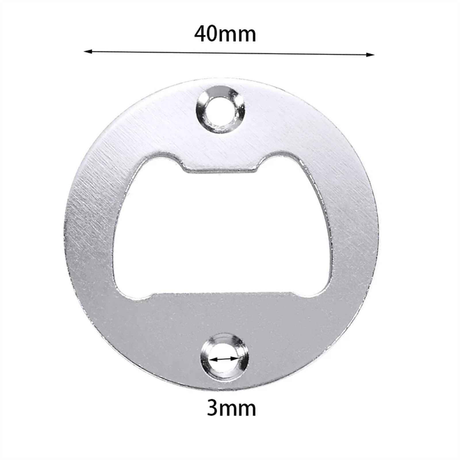 96PCS Round Bottle Opener Insert Kit with 192 Screws