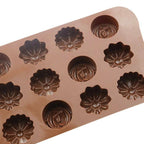 2PCS 15-Cavity Rose Silicone Mold – Flower Chocolate Cake Ice Soap Baking Mould
