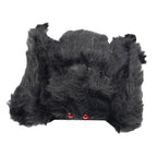 4PCS Giant Black Spider Halloween Decoration Plush Haunted House Party Prop