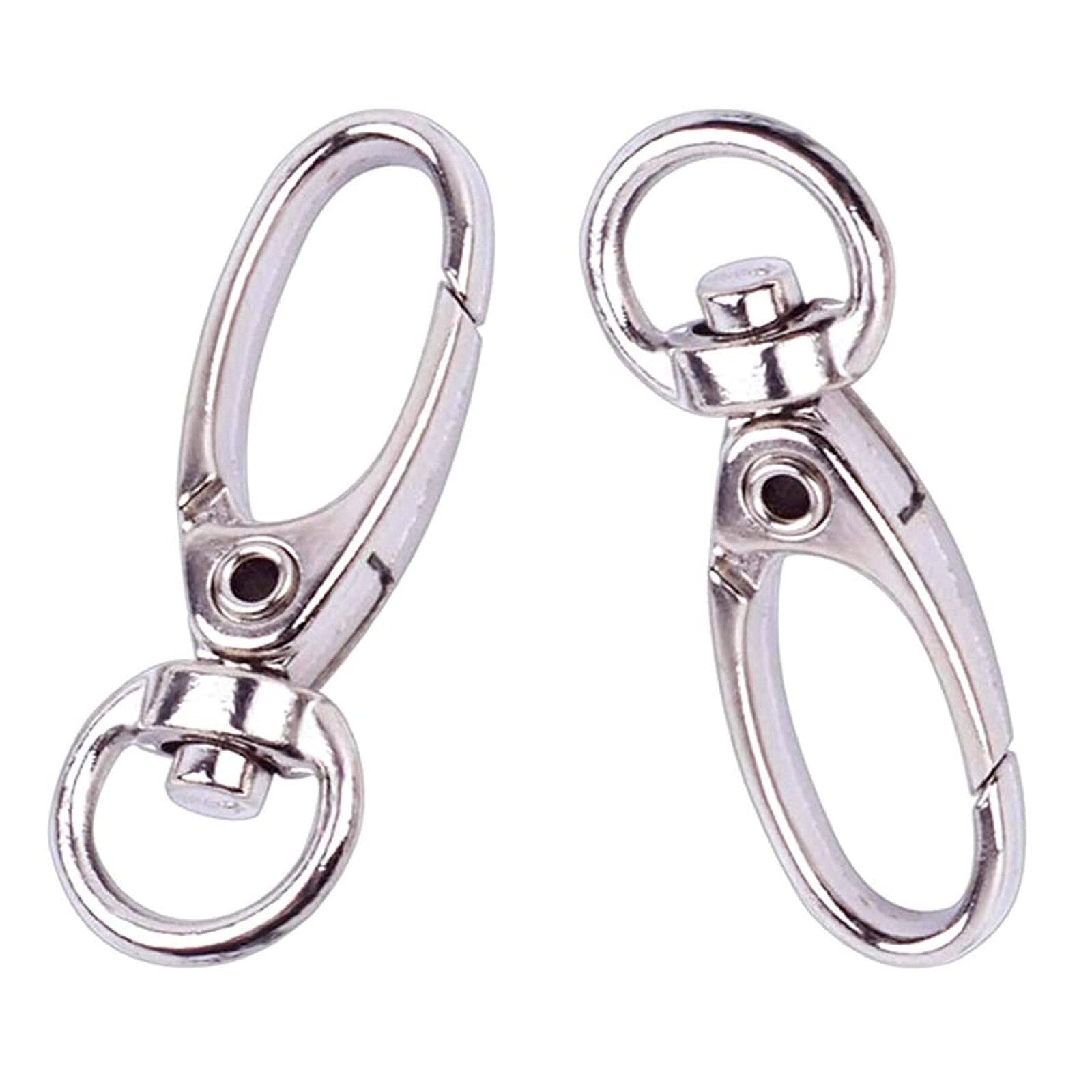 100PCS Gold Swivel Lobster Clasps – Metal Trigger Snap Hooks for Keychains, Bags and DIY Crafts