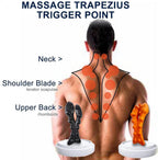 Trapezius Trigger Point Massager – Neck & Shoulder Pain Relief Acupressure Tool