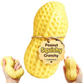 Peanut squishy toy with hang tag