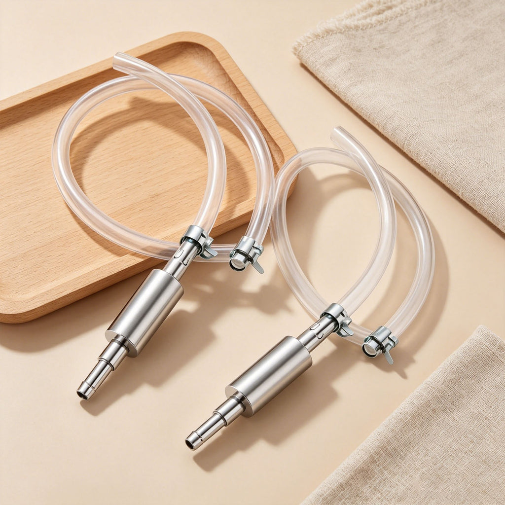 2PCS Brake Bleeder HoseHydraulic Brake Bleed Hose One Way Check Valve Tube AU