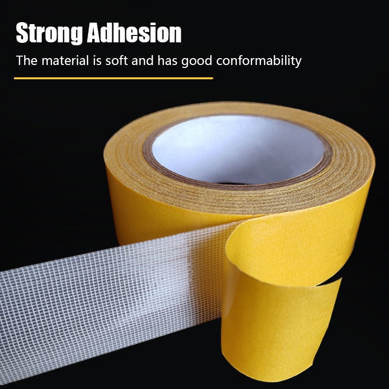 2 Rolls Heavy Duty Double Sided Fabric Tape 2 Inch × 16.4FT Clear Mounting Tape