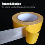 2 Rolls Heavy Duty Double Sided Fabric Tape 2 Inch × 16.4FT Clear Mounting Tape
