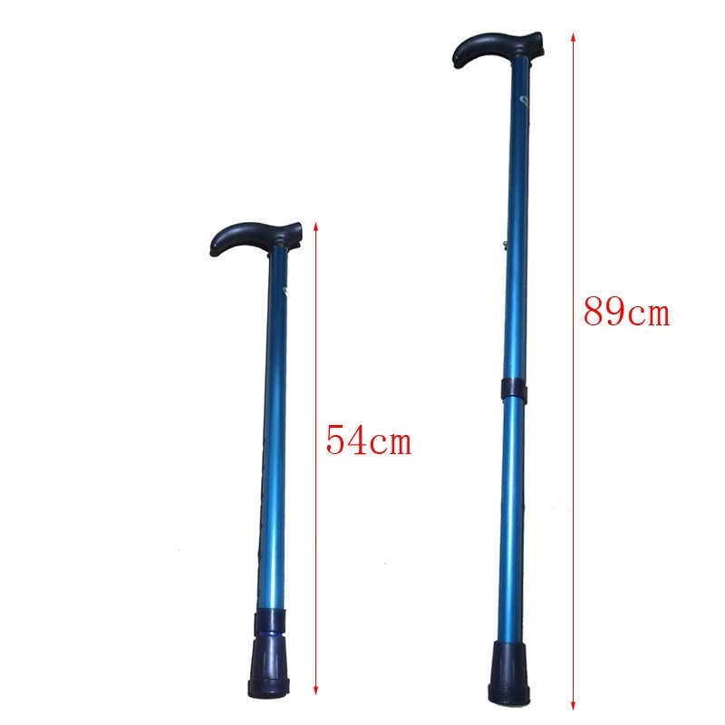 Adjustable Aluminium Walking Stick Retractable Travel Cane Lightweight Portable Mobility Aid