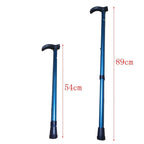 Adjustable Aluminium Walking Stick Retractable Travel Cane Lightweight Portable Mobility Aid