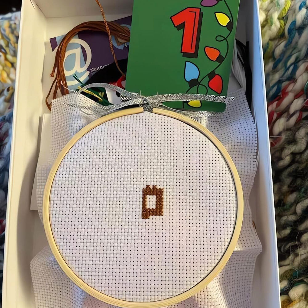 NEW for  - Cross Stitch Advent Calendar, Christmas Embroidery Kit HOD