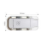 2 Pack USB Rechargeable Book Reading Light – Adjustable Warm White Clip On Bedside Reading Lamp