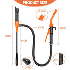 Portable Battery Operated Fuel Transfer Pump 2.4 GPM Electric Liquid Siphon