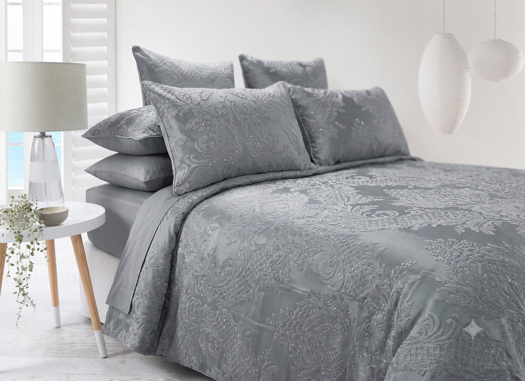 Quilt Cover Set | Jacquard Duvet Cover | All-Season Bedding | AU Standard Sizes