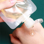 50PCS Reusable Travel Sample Pouches – Empty Plastic Bags for Makeup, Lotion, Shampoo and Liquid Toiletries