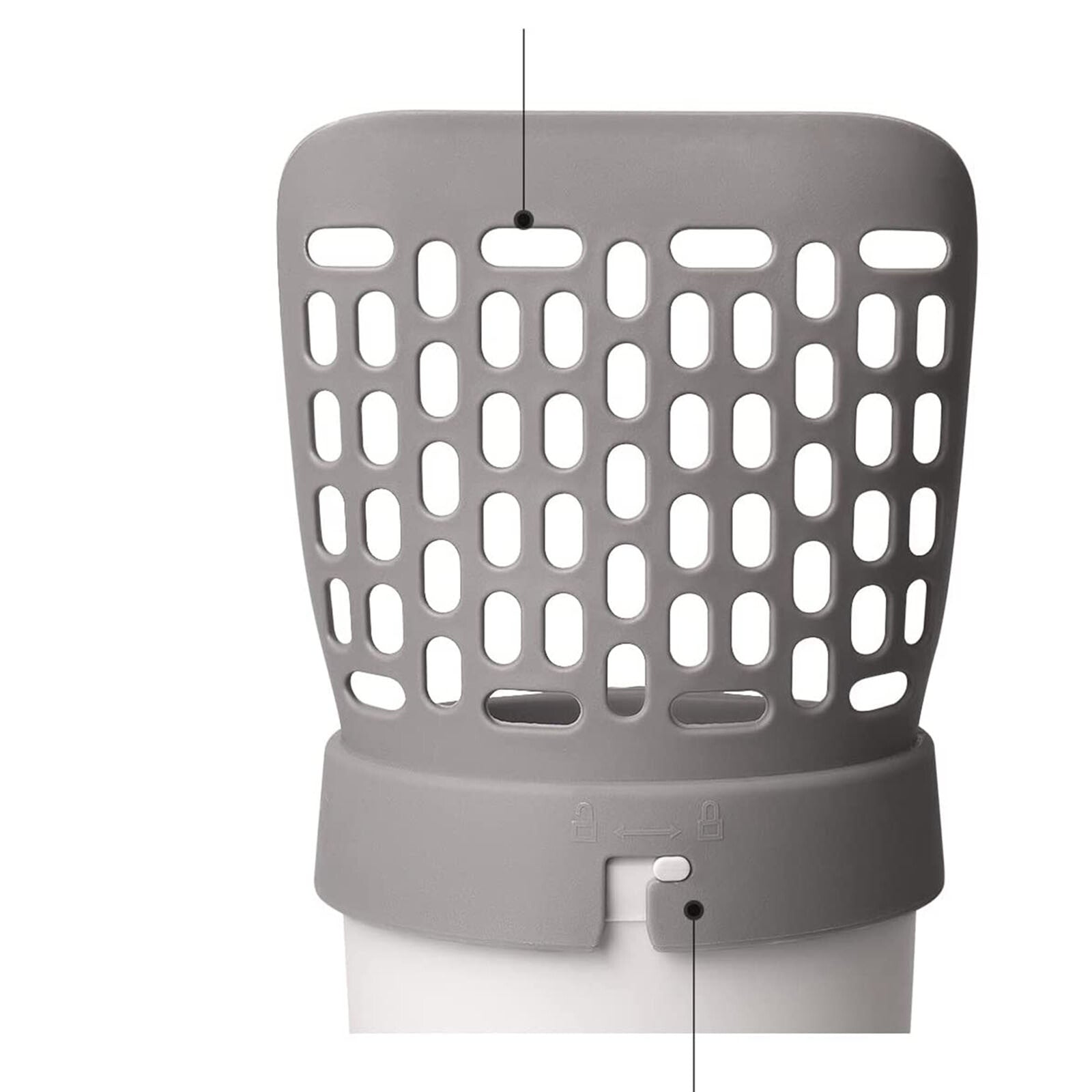 Cat Litter Scoop with Integrated Holder | Detachable Pet Litter Shovel Sifter