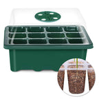 20 Sets 12-Cell Seed Starter Tray Kit with Plant Labels | Seedling Propagation Grow Box
