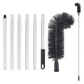 2PCS Gutter Cleaning Brush with Extendable Pole 208cm – Roof Gutter Cleaning Tool