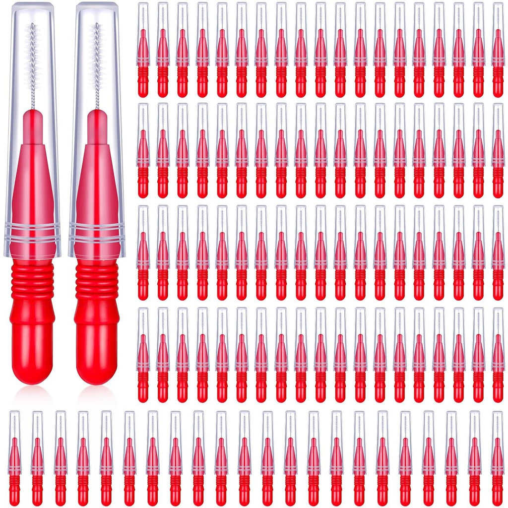 180PCS Interdental Brush Floss Sticks – 3 Size Teeth Cleaning Toothpick Brushes for Oral Care