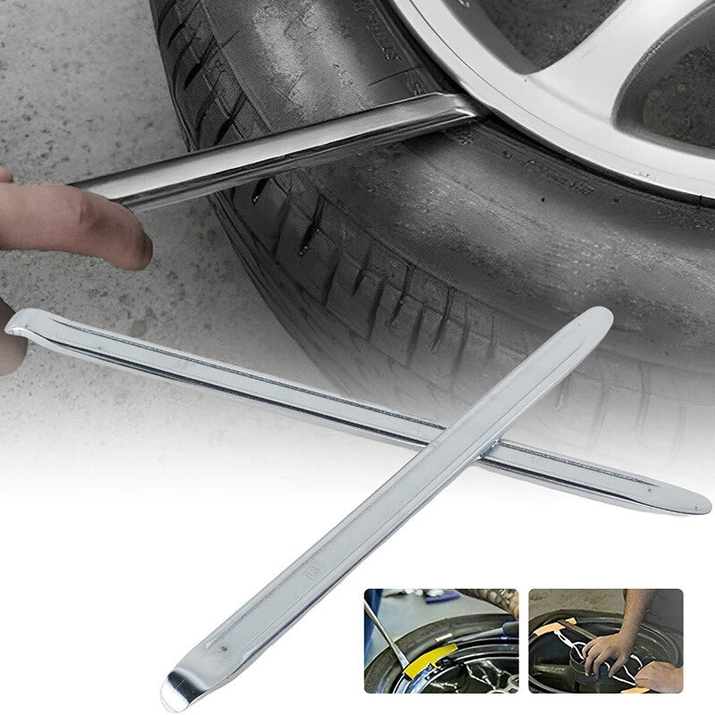 2PCS Tyre Lever Bars 12” + 28” Tire Iron Changing Tool Heavy Duty Tyre Remover