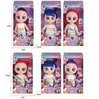 Big eye doll box sizes: 13 inch box 33 x 18 x 10.5 cm and 10 inch box 26.5 x 14 x 8.5 cm