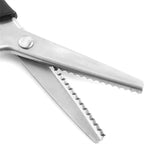 2PCS Zig Zag Pinking Shears – Serrated Fabric Scissors for Sewing Dressmaking Crafts