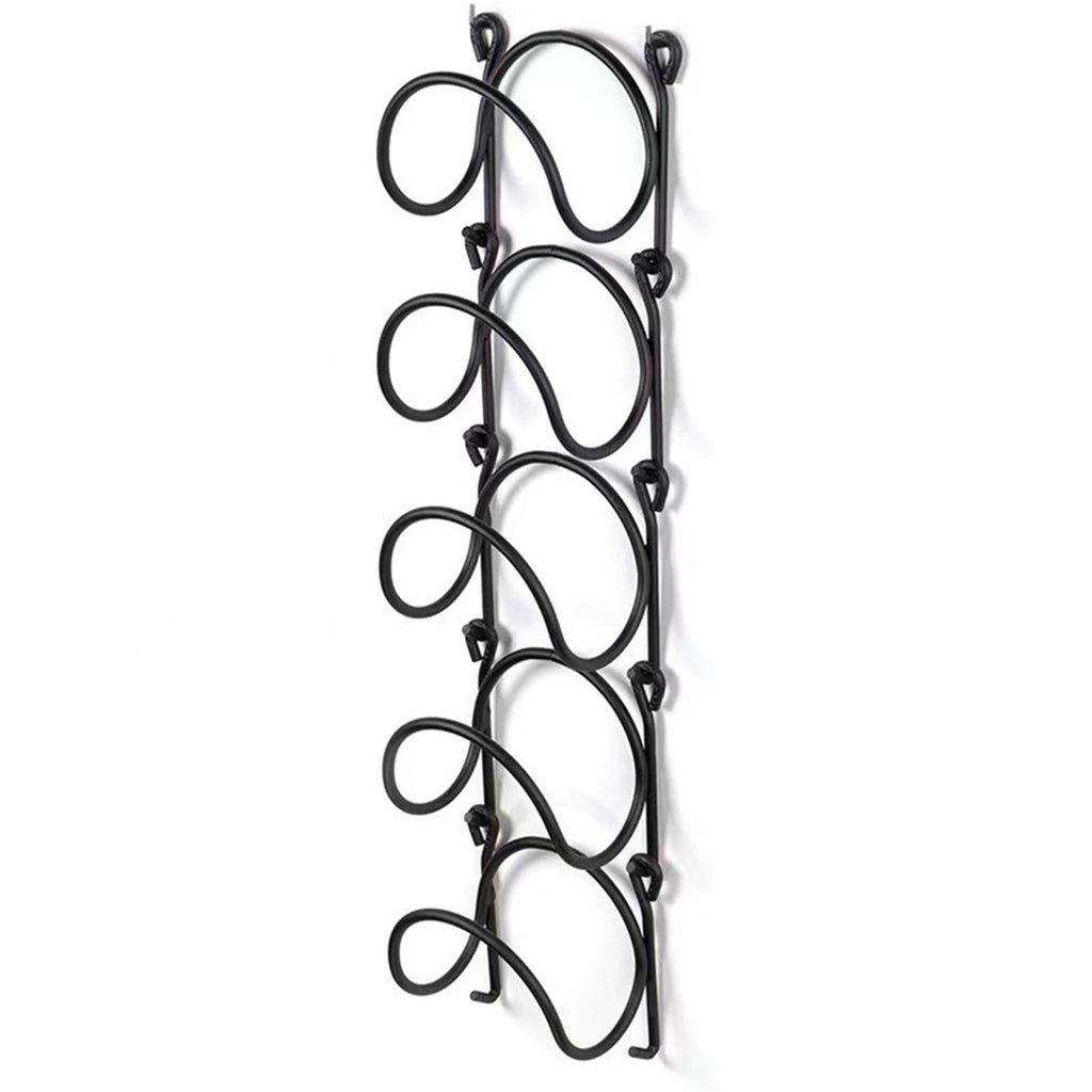 2PCS Space-Saving Towel Rack – Wall Mounted Bathroom Towel Organizer Hanger Black
