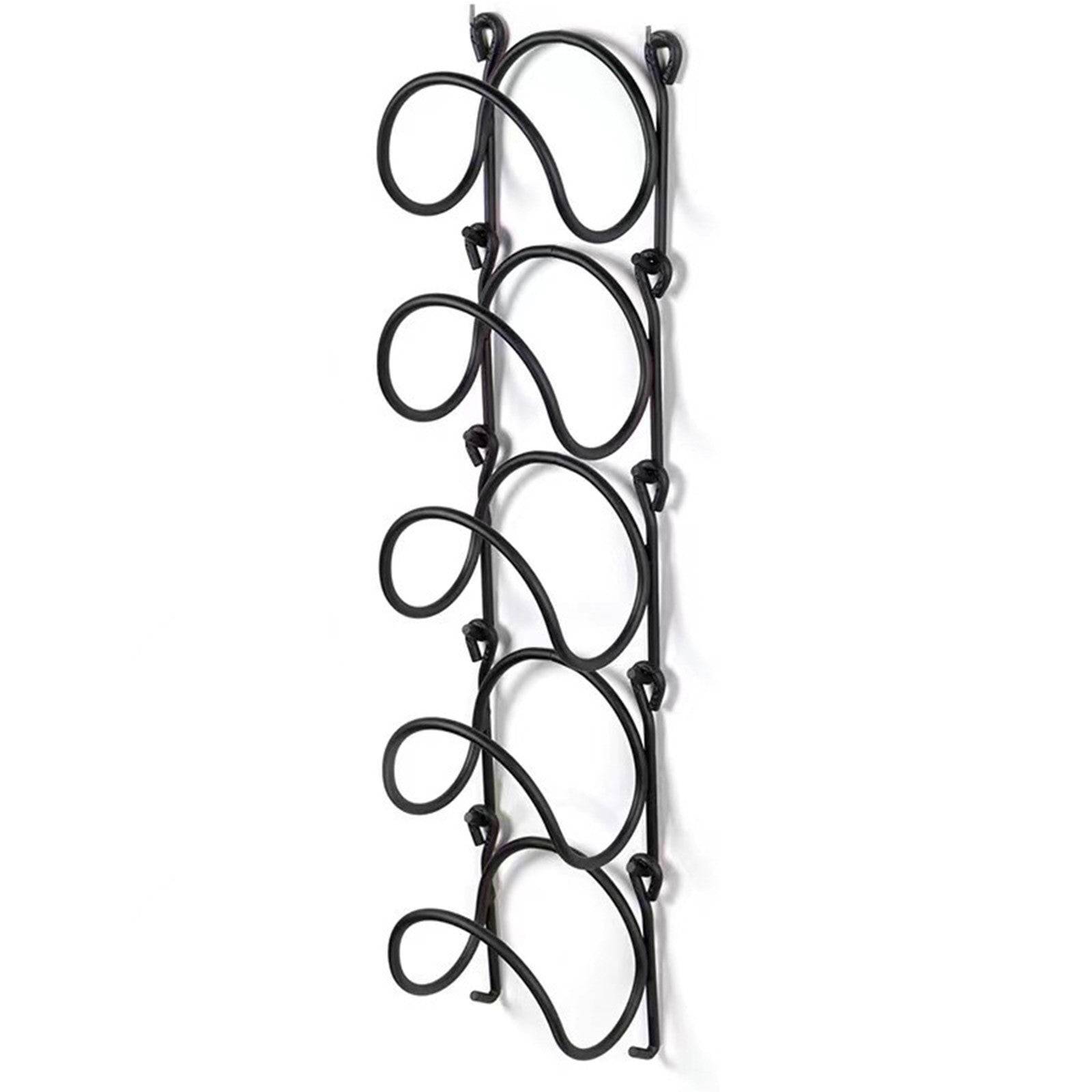 2PCS Space-Saving Towel Rack – Wall Mounted Bathroom Towel Organizer Hanger Black